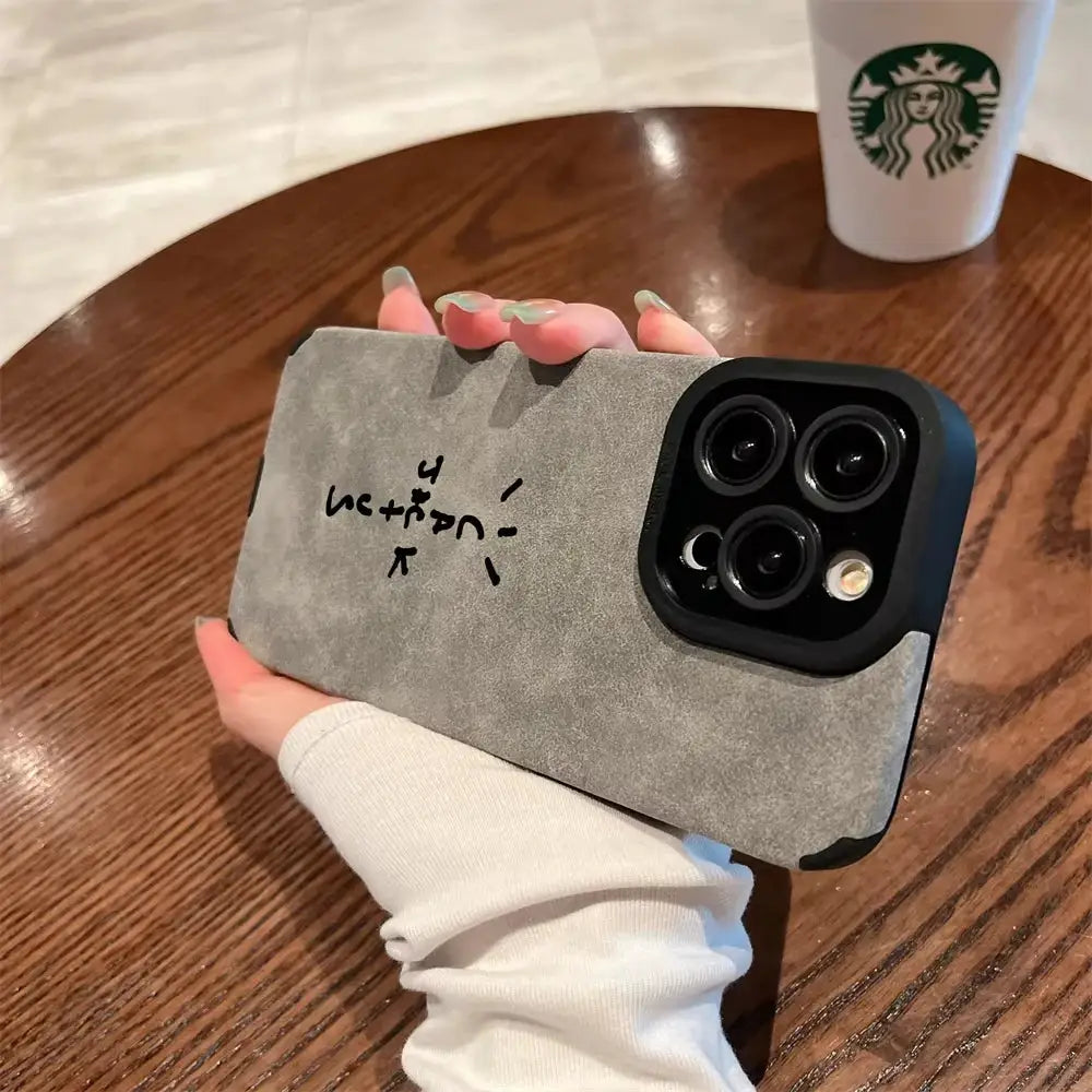 Hop Jack Flip Leather Phone Case For iPhone 16 15 14 Plus 13 12 11 Pro Max X XR XS Full Coverage PU Leather
