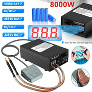 8000W Mini Spot Welder Kit For DIY Battery Pack 18650 Welding Portable Pen Machine For 0 15mm Nickel Strip
