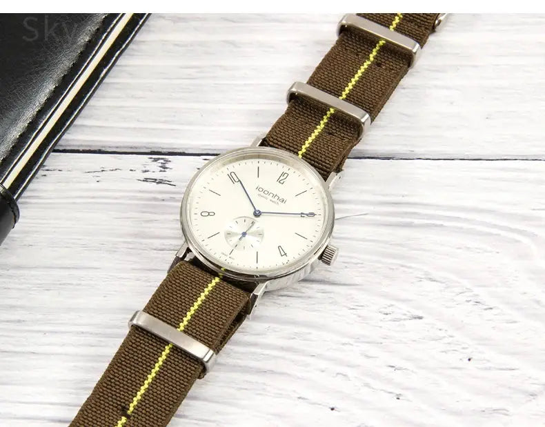 60's French Army Watch Strap for Nylon Watchband for Rolex Seiko Tudor Rolex Black Green Water Ghost Omega Woven Watch Band
