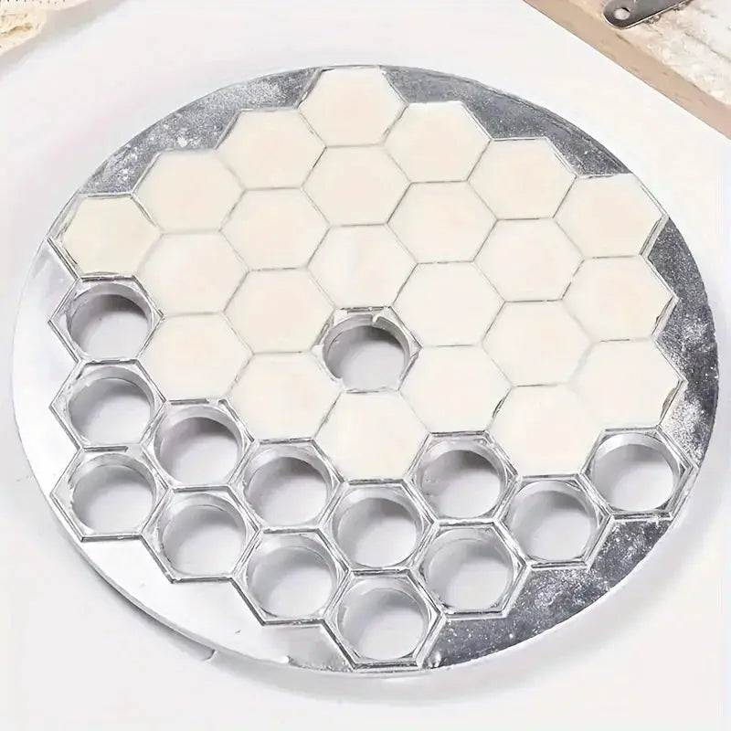 Aluminum Dumpling Maker Tool 37 Hole Ravioli Press For Homemade Pasta And Meat Fillings Pastry Mold Kitchen Gadget