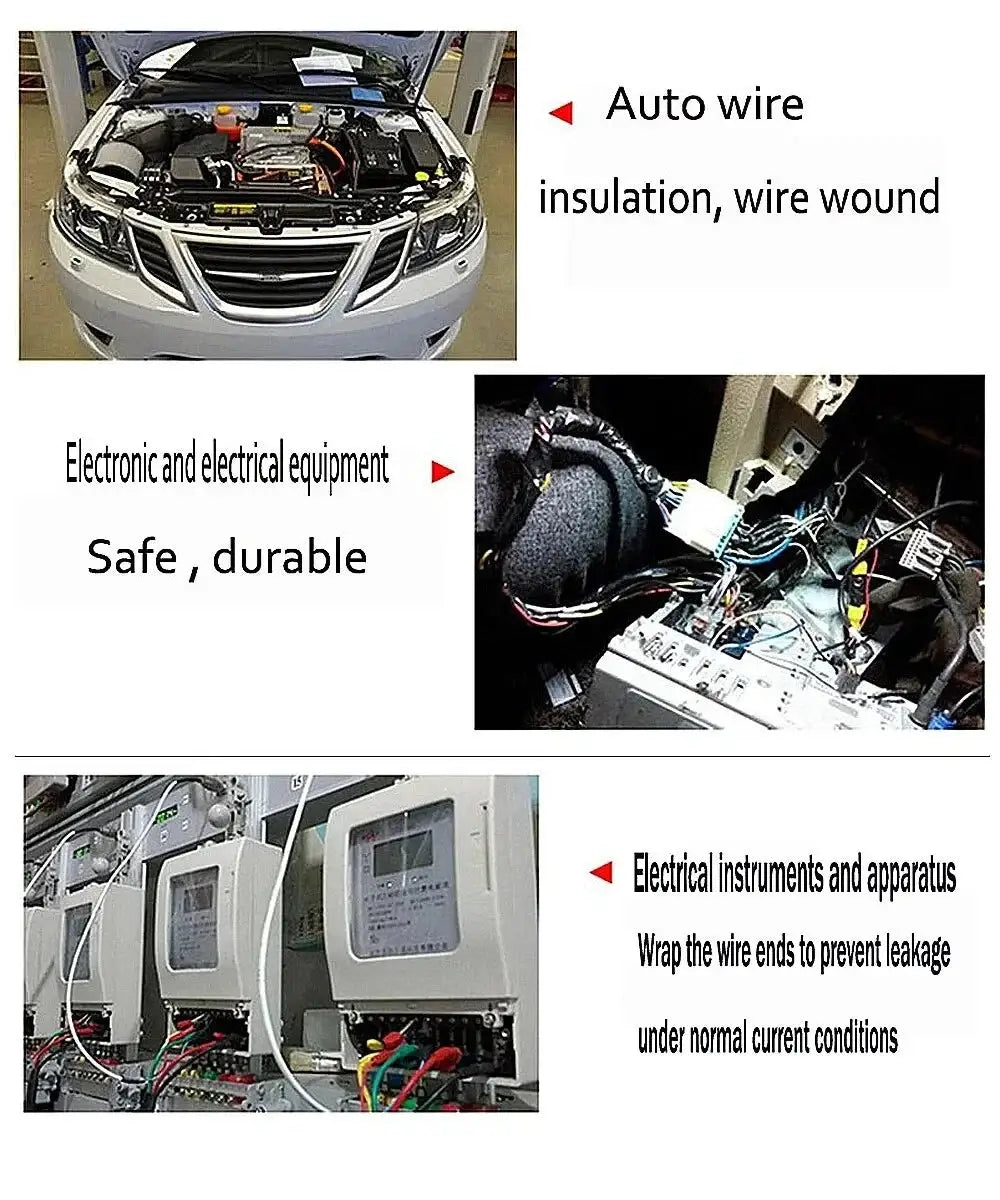 15m heat-resistant flame-retardant Coroplast adhesive cloth tape for automotive wiring harness protection Simples Market