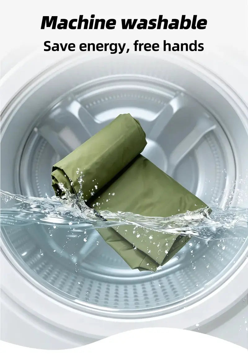 Sleeping bag liner by Simples Market, green ultralight 128g, machine washable