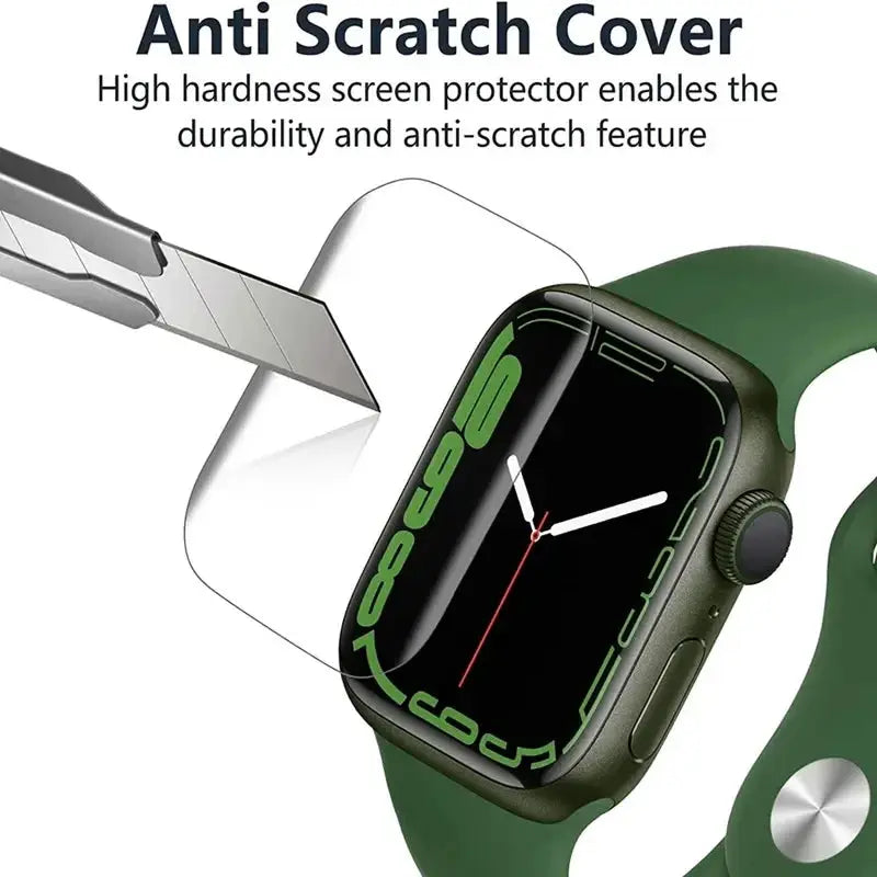 Simples Market 5pcs hydrogel screen protectors for Apple Watch 38–49mm, transparent anti-scratch protection
