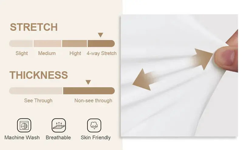 Men's high-elastic seamless long-sleeve sport shirt, Simples Market; fabric infographic shows 4-way stretch.