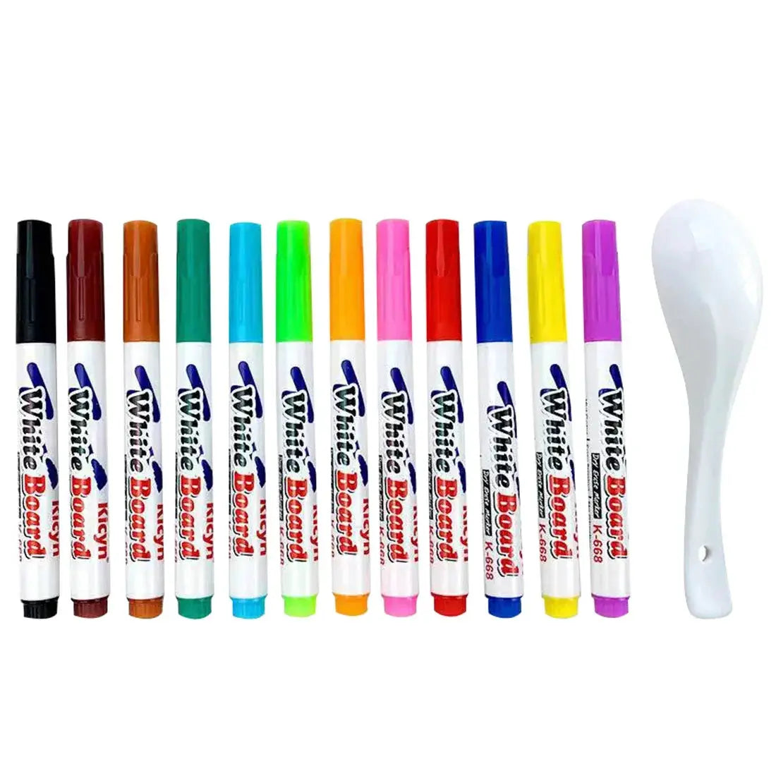 Water Floating Pen Set For Kids Magical Ink Pens With Floating Color Water Painting Chalk Art Graffiti Drawing Kit