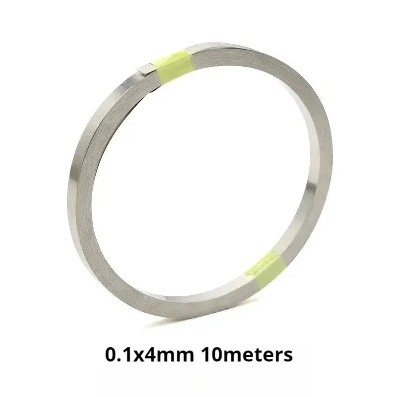 10m Roll Nickel Plated Steel Strip Connector For 18650 Li Ion Battery Spot Weld Belt 0.1mm 0.12mm 0.15mm 0.2mm