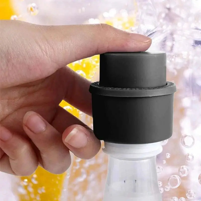 Soda Saver Pump Caps For Bottles Silicone Safe And Durable Keeps Soda Fizzy Up To Seven Days
