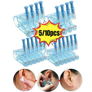 Disposable Ear Piercing Gun Kit 5 Or 10 Pcs Asepsis Safe Nose Piercer Tool Set Stainless Steel Body Jewelry