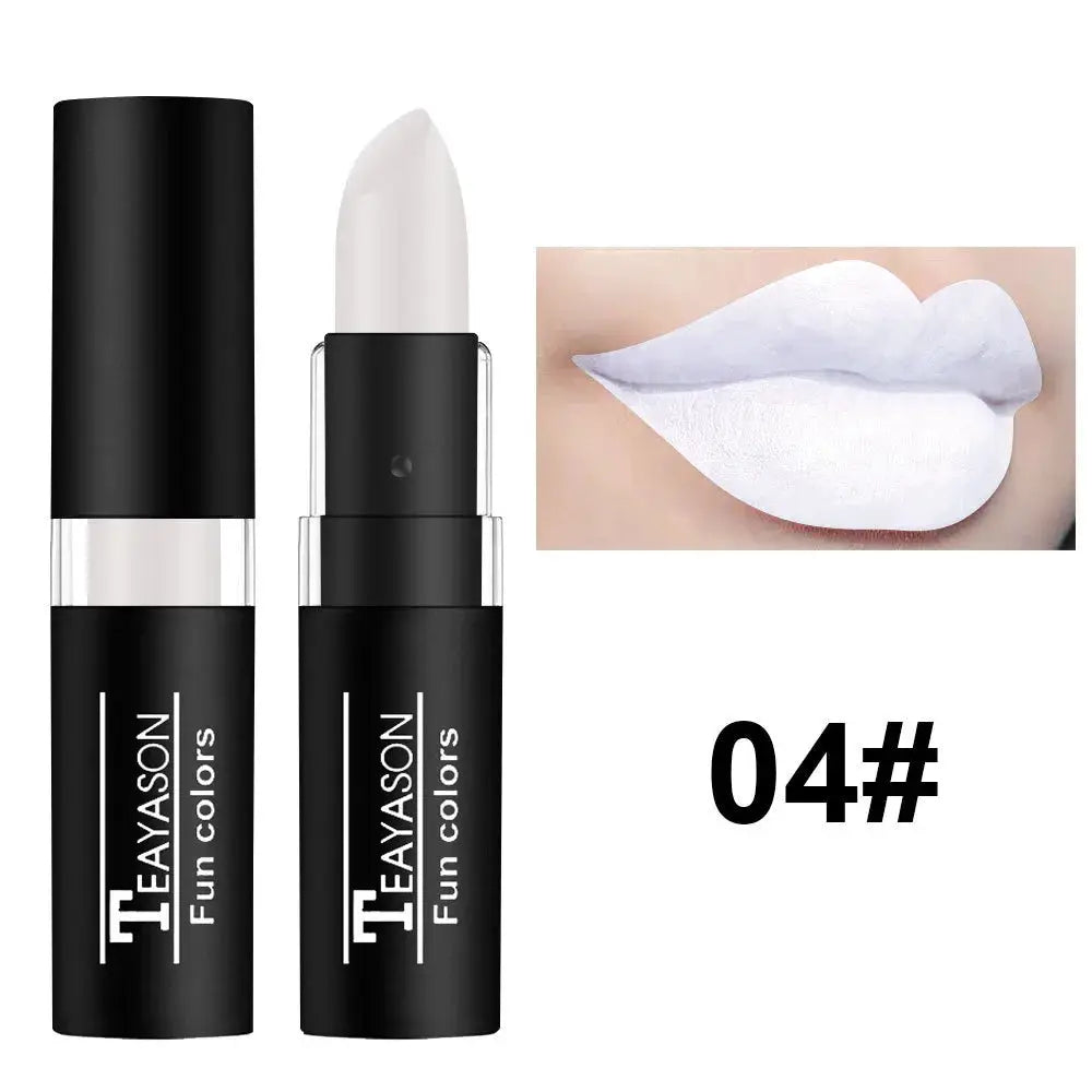 12 Color Matte Lipstick Set Waterproof Long Lasting Lip Color Red Black Blue Purple Green