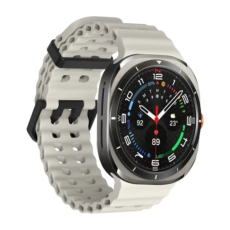 1:1 Marine Band For Samsung Galaxy Watch Ultra 2025 2024 Strap Accessories Sport Silicone Bracelet For Samsung Galaxy Ultra 47mm