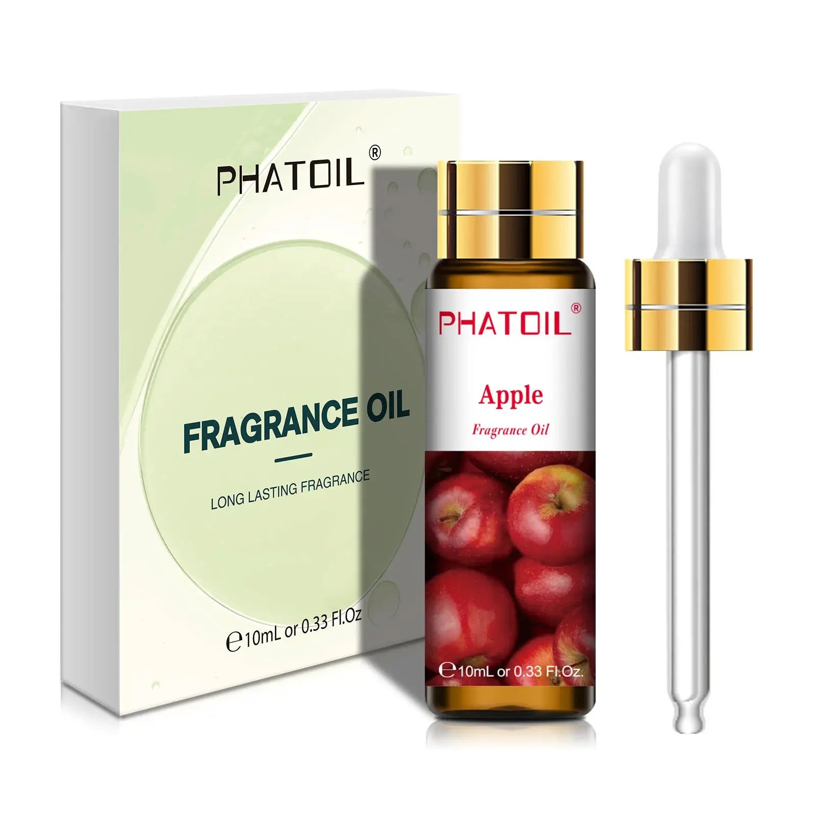 Phatoil Sweet Fruit Fragrance Oils Set 10ml For Aromatherapy And Diy Candles Cherry Apple Strawberry Mango Coconut