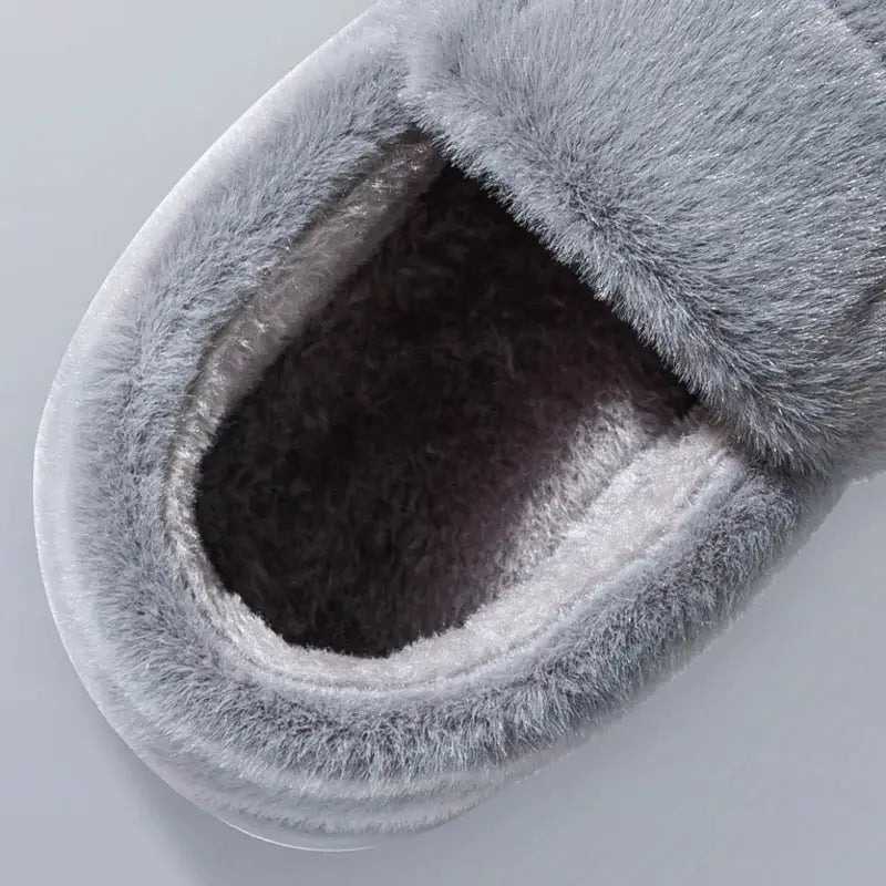 CozyCloud Plush Winter Slippers With Wrap Heel Non Slip Sole Ultra Warm Indoor Shoes For Men And Women Big Sizes 50 51