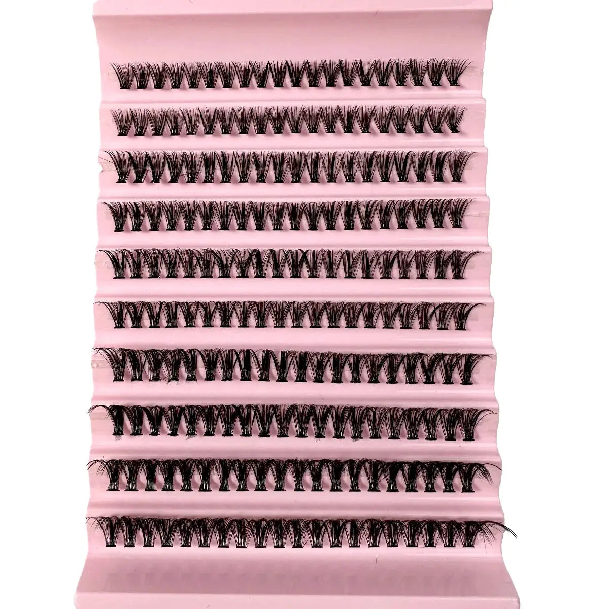 160D 8-20mm 5D Fluffy Individual DIY Eyelash Clusters D Curl 280pcs Natural Segmented Lash Extensions Tools