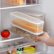 Airtight Spaghetti Canister Pasta Storage Container With Lid For Cereal Grains Pantry Organization