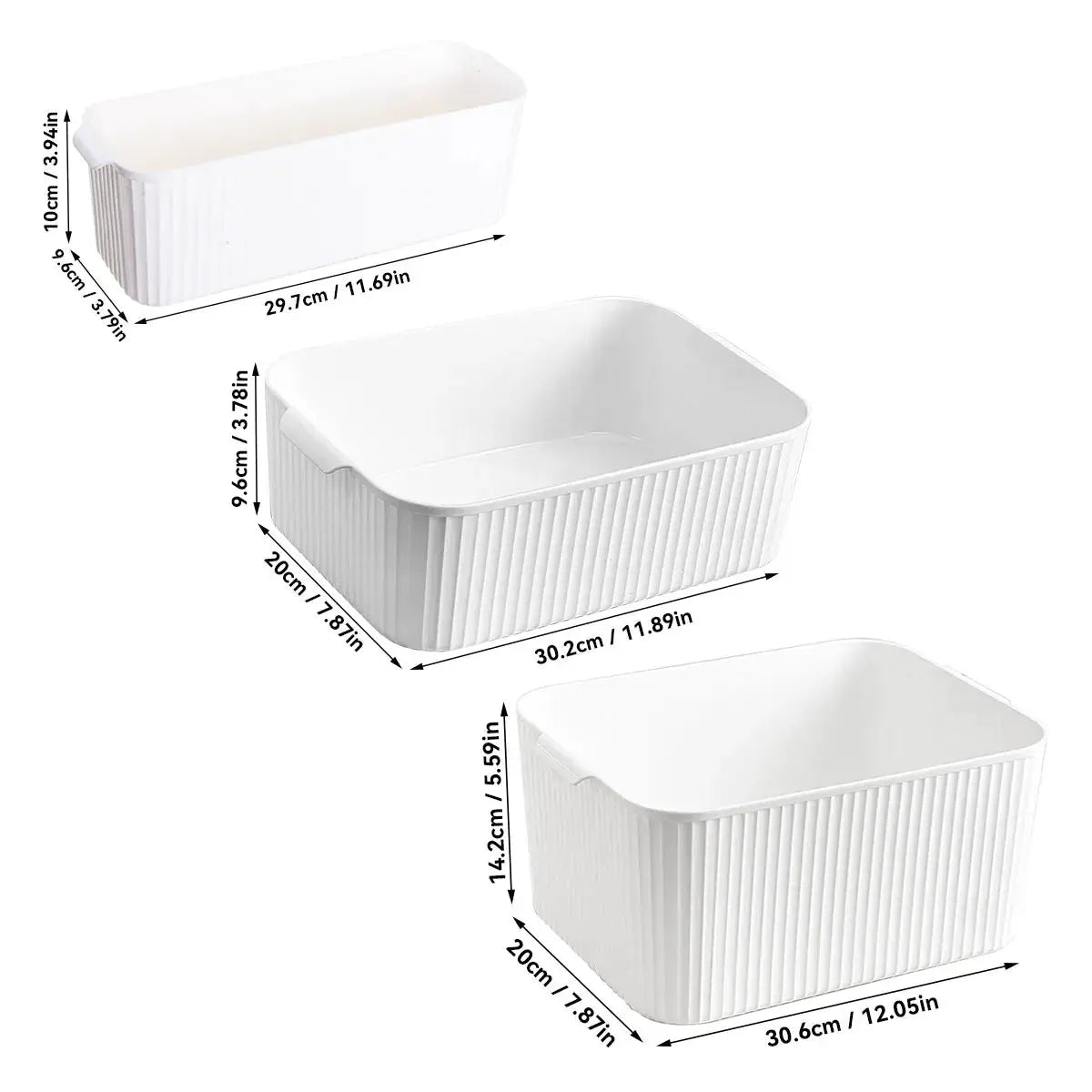 Worthbuy Multifunctional Plastic Storage Box With Handle Desktop Organizer For Kitchen Bathroom Food Cabinet
