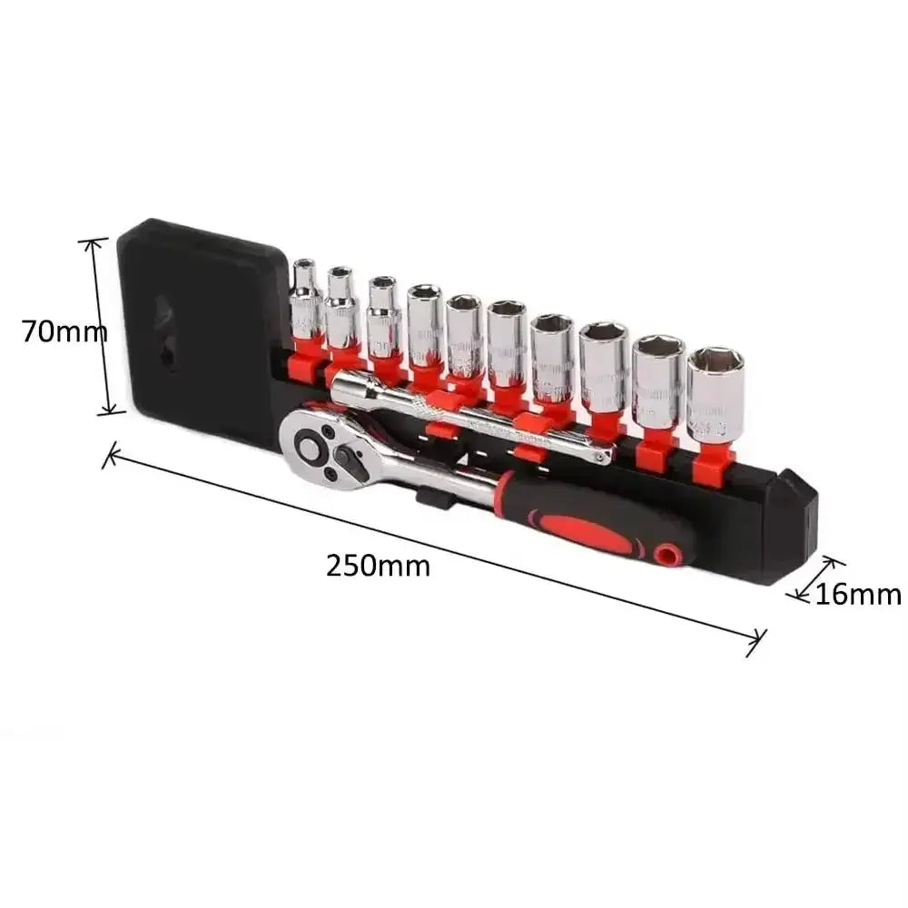 New Upgrade Wrench Socket Set For Cars Boats Motorcycles And Bicycles Repair Tool Kit Durable All In One