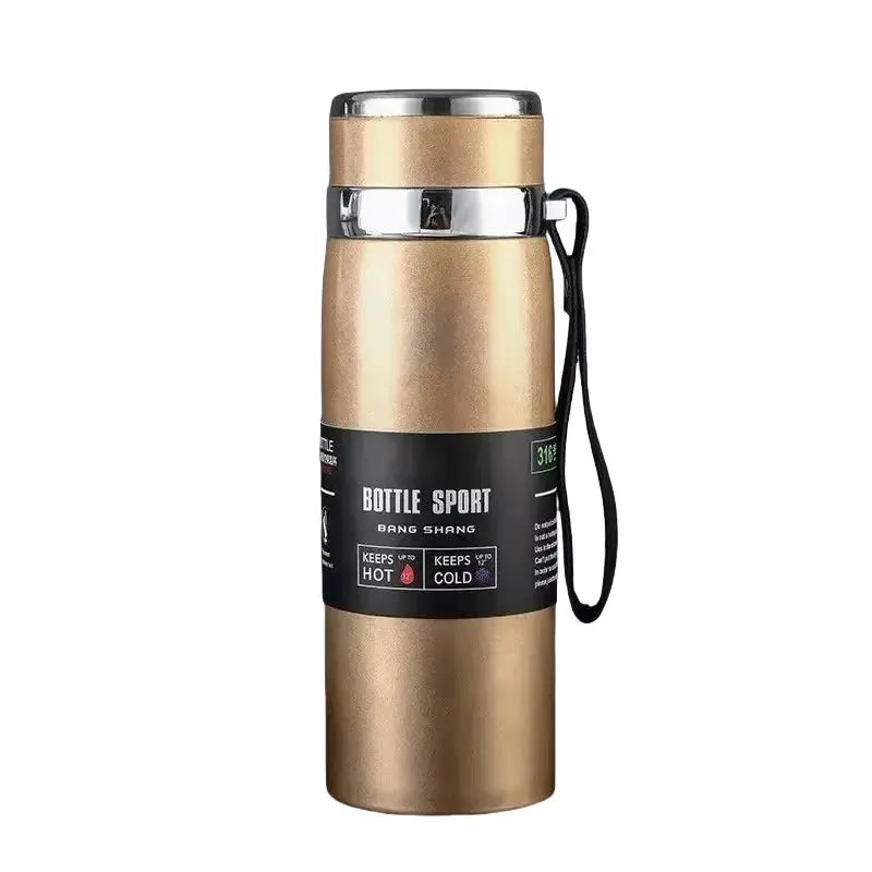 1L Stainless Steel Vacuum Flask Thermos Bottle Keeps Hot And Cold Water Tea Coffee