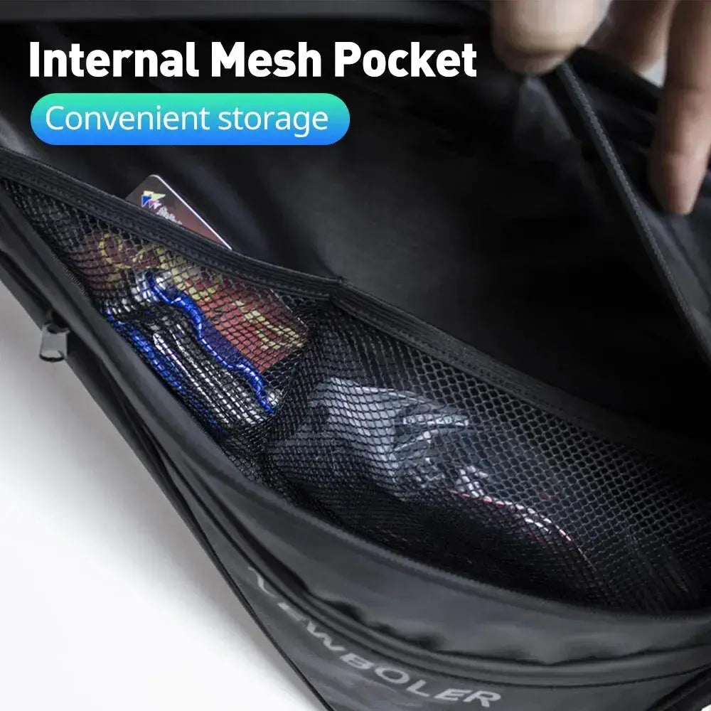 Large Bicycle Triangle Bag Waterproof Frame Front Tube Bag For E Bikes And Bikes 17 Inch And Up