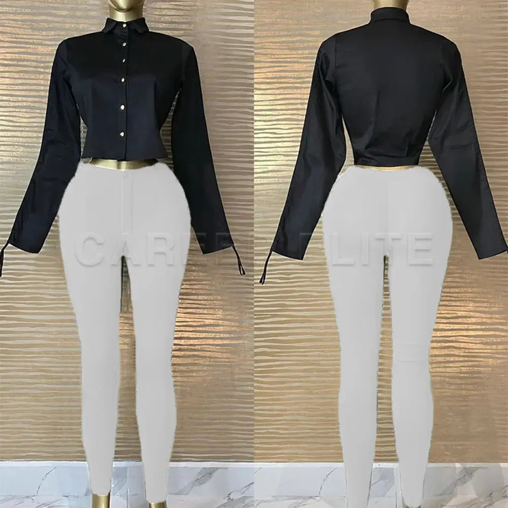 FlexiWear Women High Waist Skinny Leggings Push Up Fit With Stretchy Cotton Elastane Ankle Length