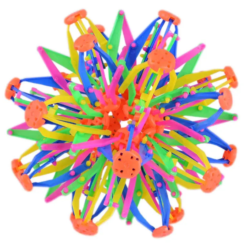 Magic Telescopic Ball Flower Ball Throwing Toy For Kids Outdoor Play And Parent Child Interaction Fun
