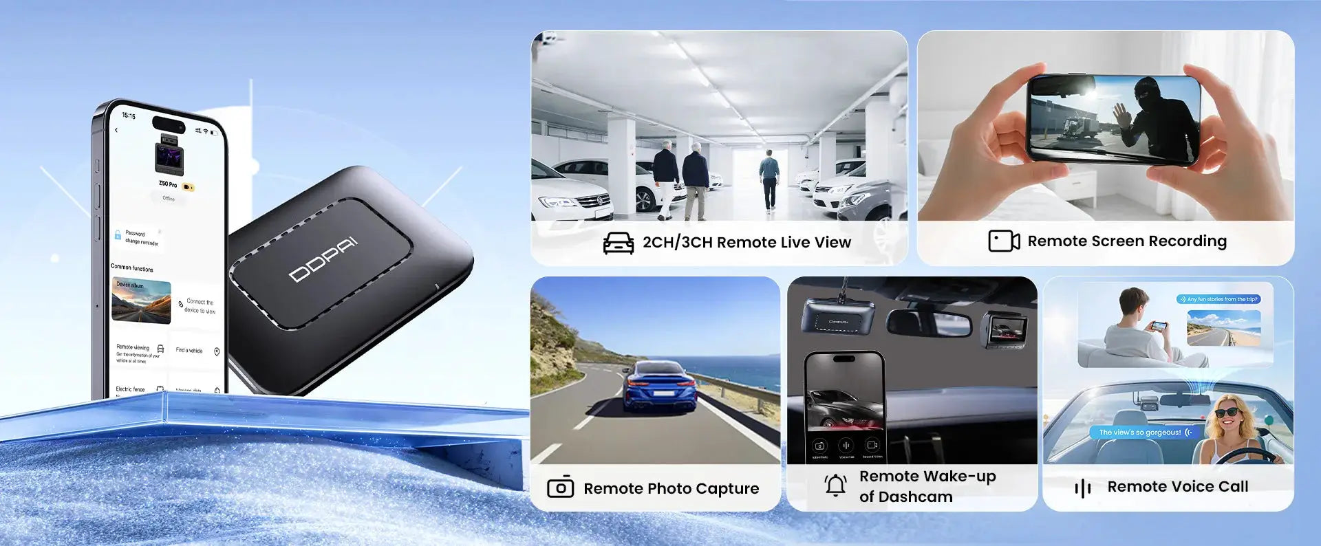 DDPAI Z60 Pro 4K dash cam by Simples Market with dual Sony sensor and GPS