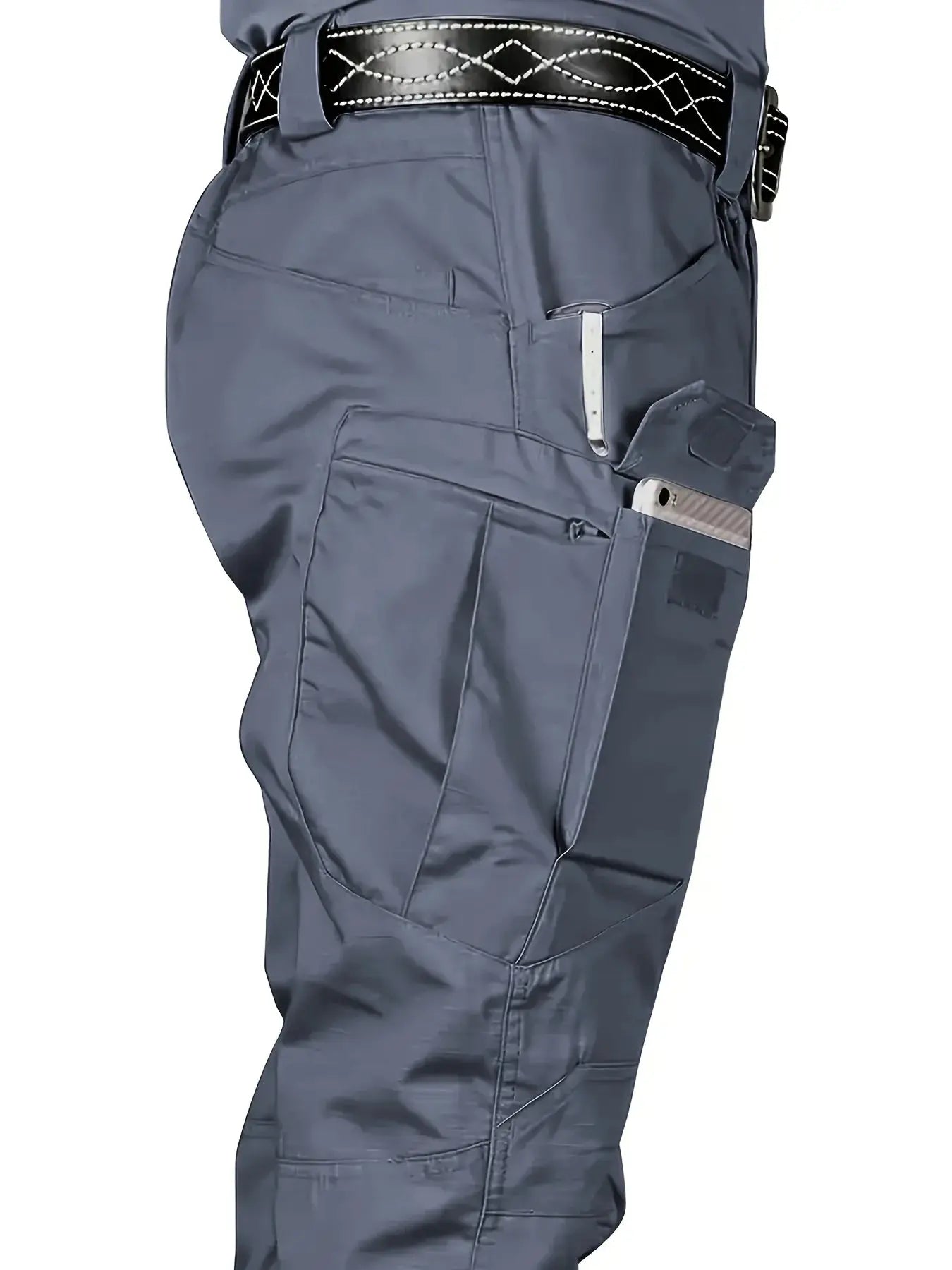 Mens Tactical Cargo Pants Plus Size 6XL Outdoor Waterproof Multi Pocket Hiking Fishing Trousers