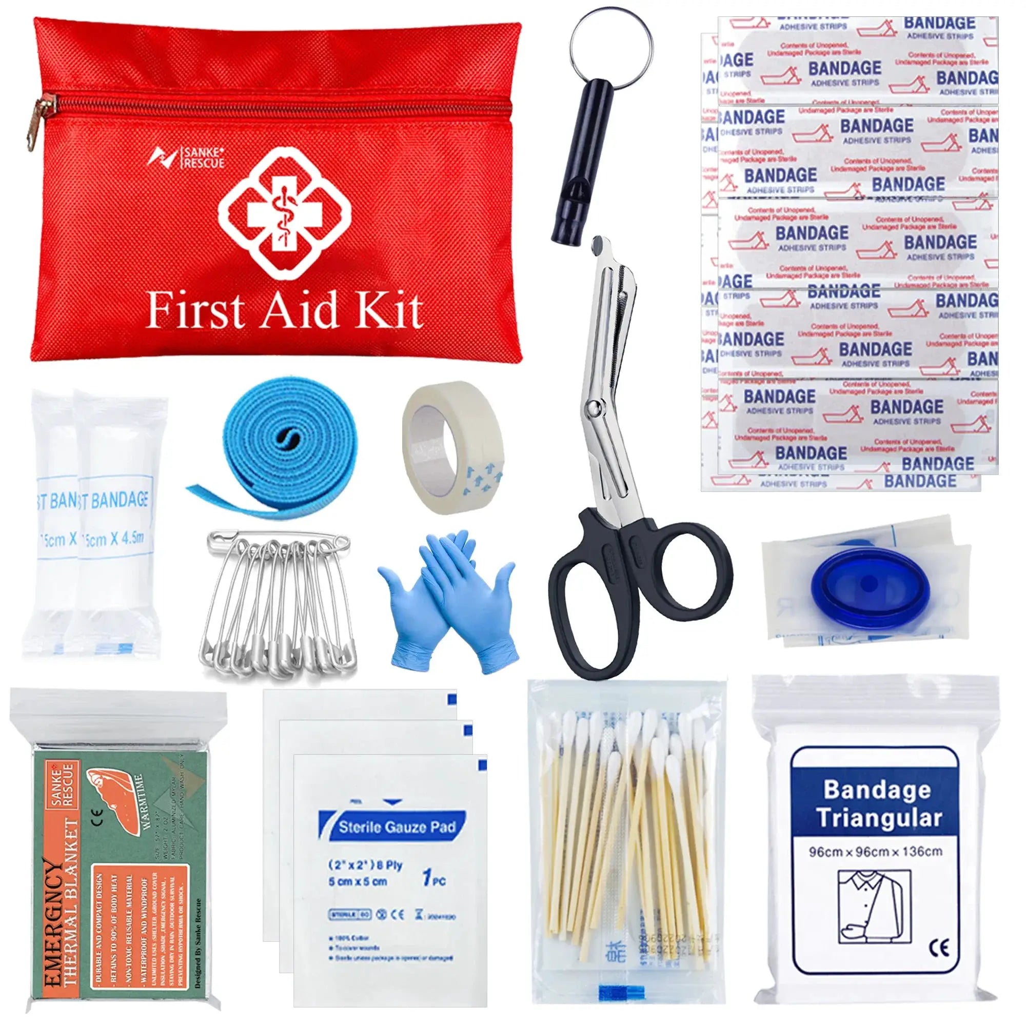 Tactical First Aid Kit For Car And Outdoor Survival MOLLE Pouch Medical Bag Self Defense EDC Gear For Camping Hiking