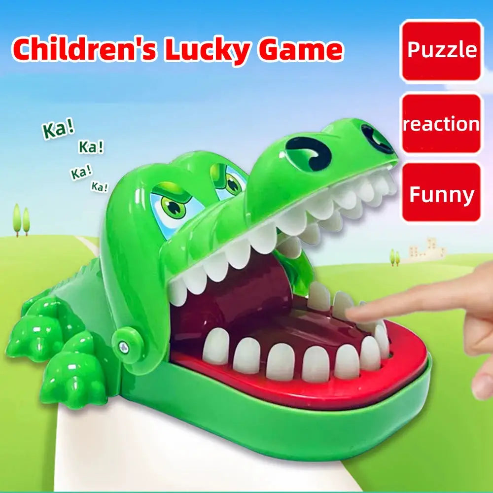 Crocodile Teeth Bites Fingers Reaction Game Toy For Kids And Adults Fun Decompression Trick Gift