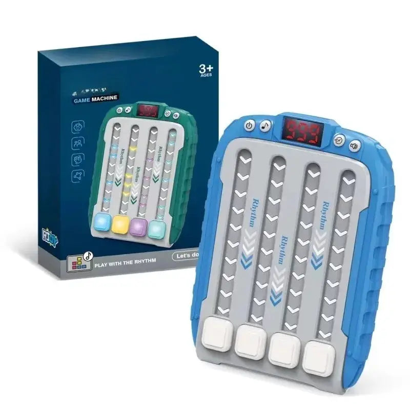 Electronic Music Puzzle Game Machine Montessori Travel Toy Light Up Sensory Educational Tabletop Game for Kids