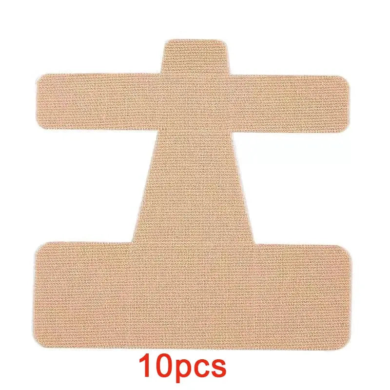 10pcs bunion corrector tape set in beige fabric, toe spacer and straightener for bunions and turf toe