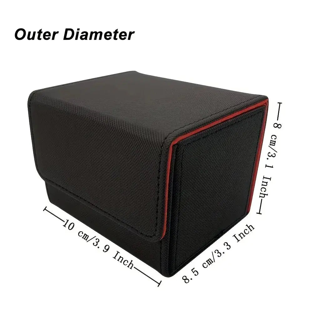 Over 100 Trading Card Deck Box Storage Organizer Case For Collectible Cards And Protectors