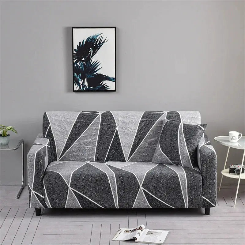 Flower Printed Elastic Sofa Cover Anti Slip Spandex Furniture Protector For Bedroom Living Room Office Decor
