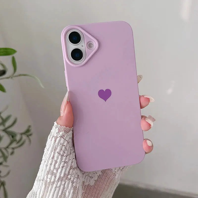 Love Candy Color Silicone Soft Case Ultra Thin Matte TPU Back Cover For iPhone 16 15 14 Plus 13 12 Mini 11 Pro Max