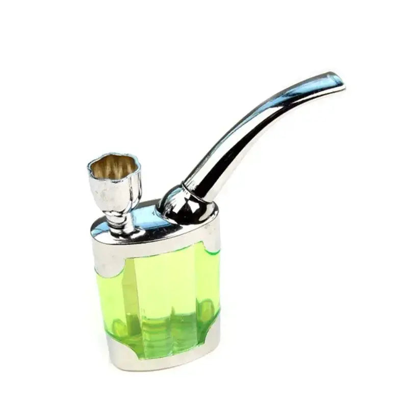Complete Set Cleanable Acrylic Smoking Pipe With Microfilter System To Reduce Tar And Nicotine For Cleaner Smoke