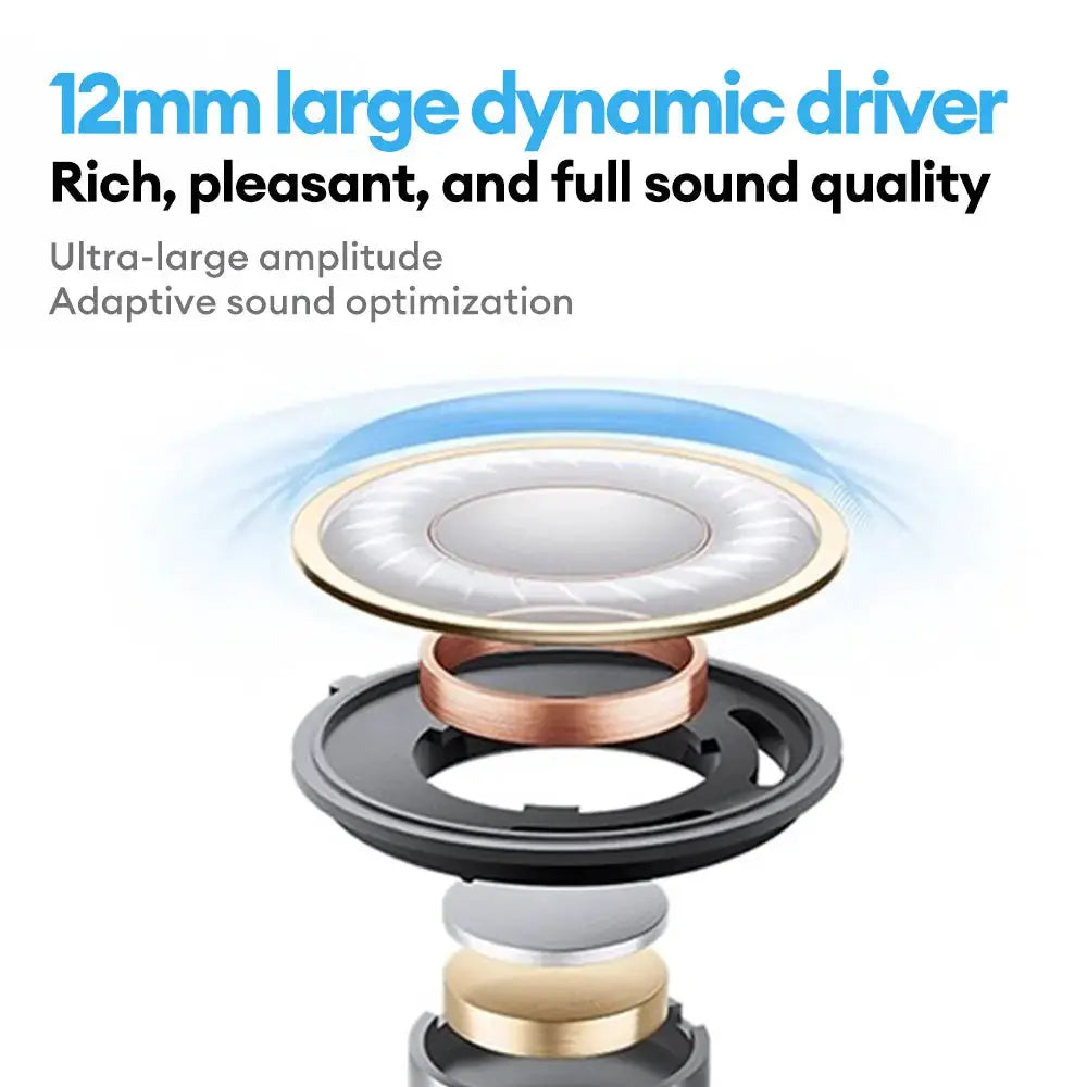 Lenovo LE209 Wireless Bluetooth Earphones With Active Noise Cancellation For Immersive HiFi Music And 12mm Drivers