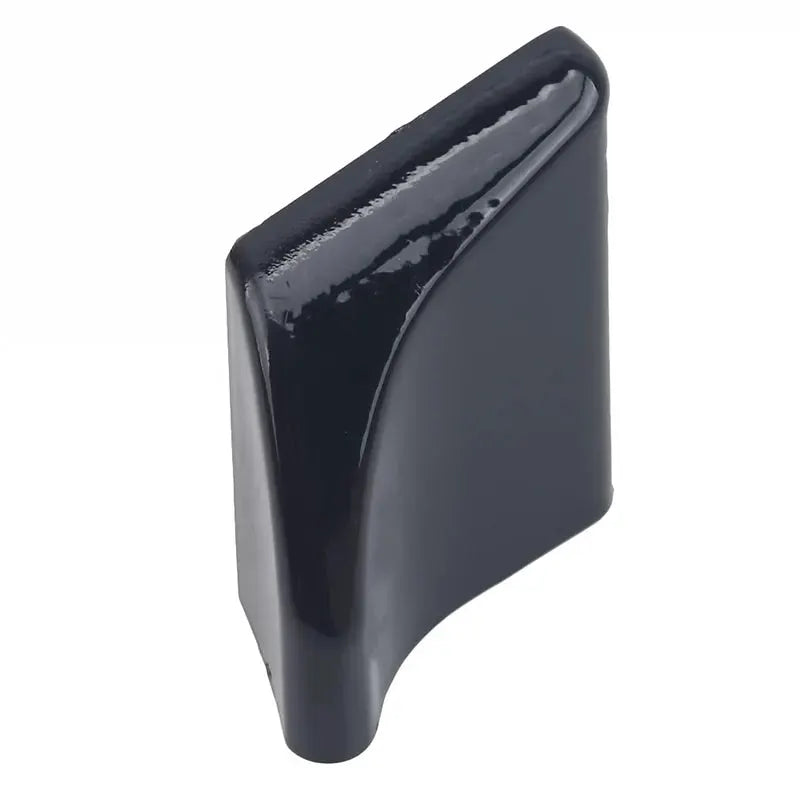 Carbon fiber look car spoiler, black universal DIY styling accessory.