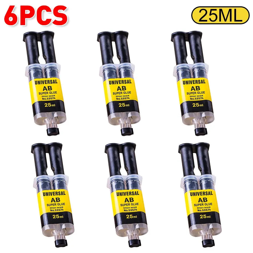 Two Part Epoxy Resin AB Glue Waterproof Fast Acting Adhesive For Wood Plastic Metal Glass Ceramic Repair Bonding