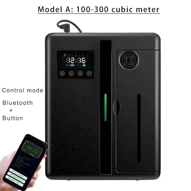 Wall Mounted Room Fragrance Diffuser With Bluetooth And Built In Fan For Essential Oils In Home And Hotel