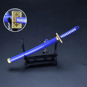 Mini Roronoa Zoro Samurai Sword Keychain With Scabbard Anime Collectible Gift For Fans And Cosplay - Simples Market