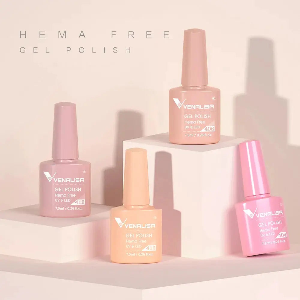 Venalisa 7 5ml Gel Nail Polish Kit 60 Colors Hema Free Milky White Jelly Soak Off UV LED Varnish Full Coverage
