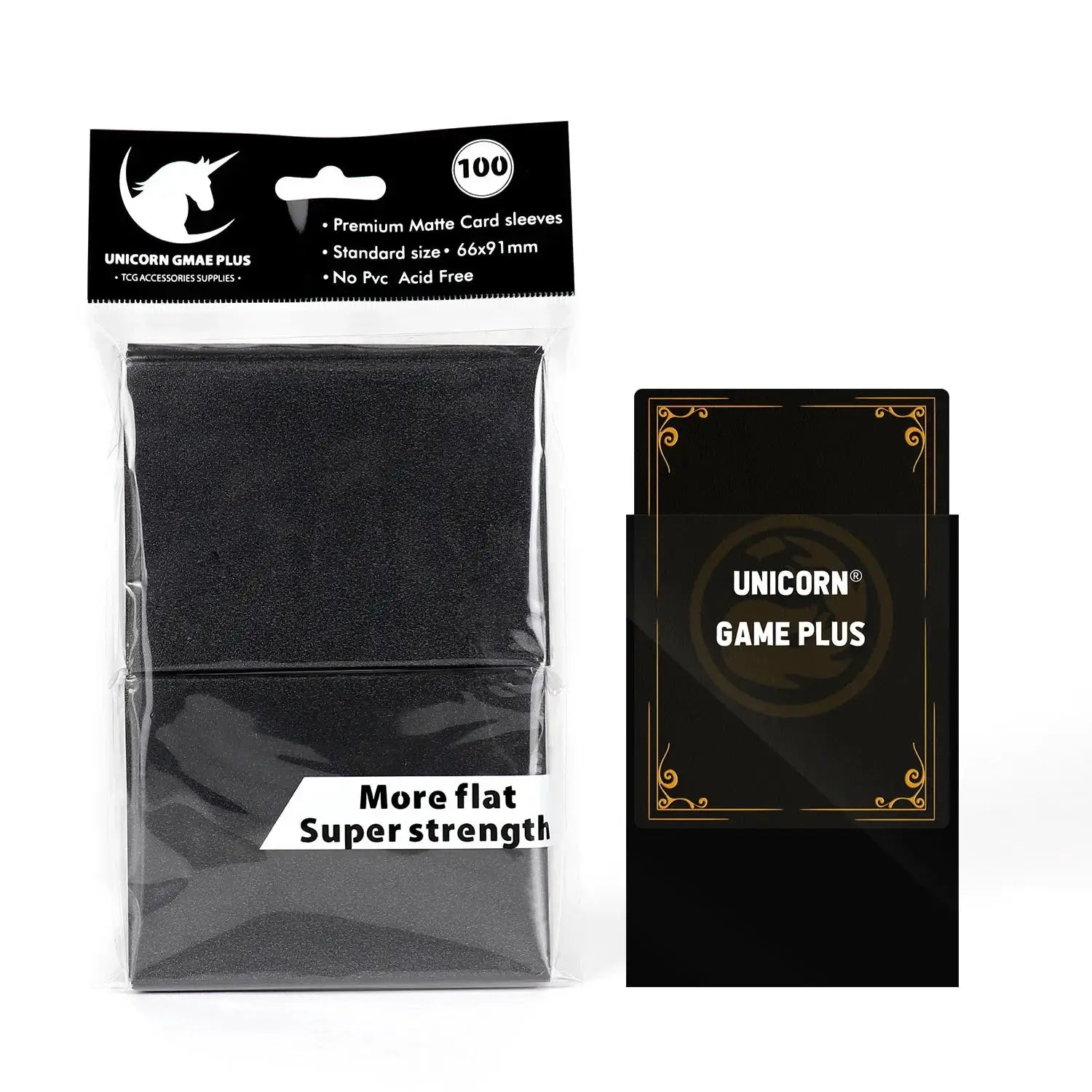 100 Pcs Matte 66x91mm Standard Size Card Sleeves For TCG Trading Cards Board Games Tarot Shield