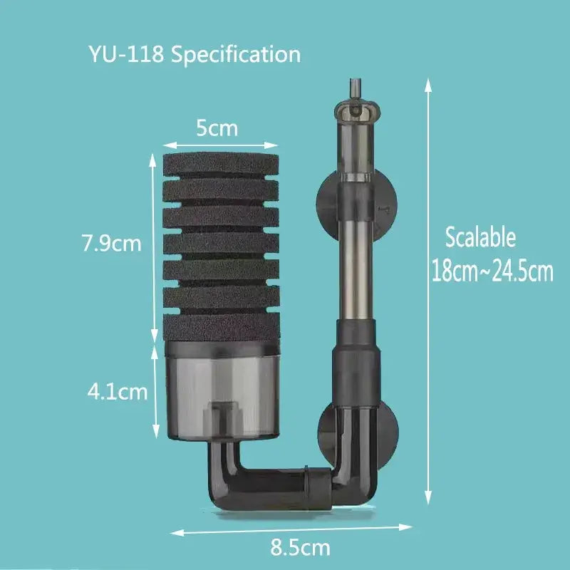 Biochemical Sponge Filter For Aquarium Bio Filter Quiet Operation Improves Water Quality And Oxygen Solubility