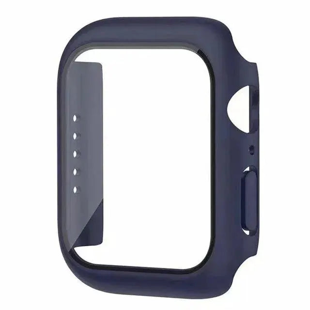 Glass+Cover For Apple Watch case 44mm 40mm 41 42 45 mm 49mm 46mm Screen Protector iWatch series Ultra 10 9 8 7 6 SE 5 Accessorie