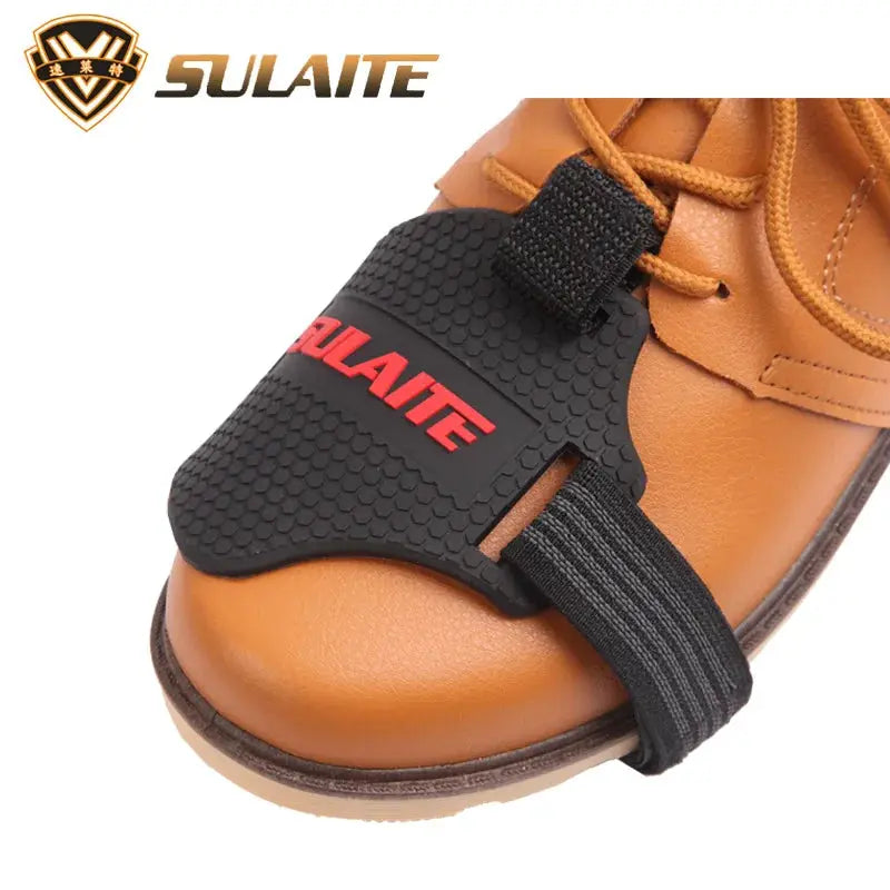 SULAITE Motorcycle Shift Pad Gear Shoe Cover Boot Protector Durable Lightweight Adjustable Riding Accessory