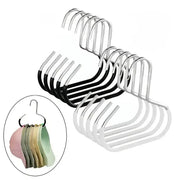 5-piece stainless steel hat rack organizer for caps with non-slip wall-mount hooks