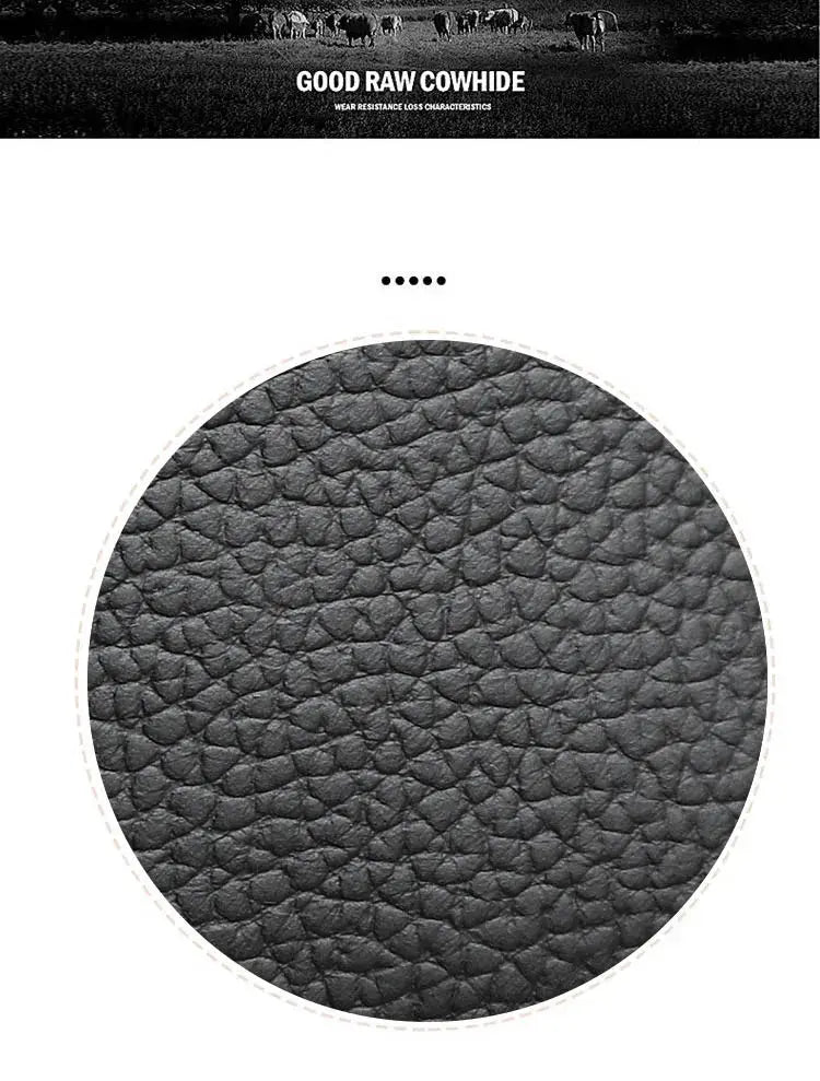Fanny bag by Simples Market, black genuine leather texture close-up