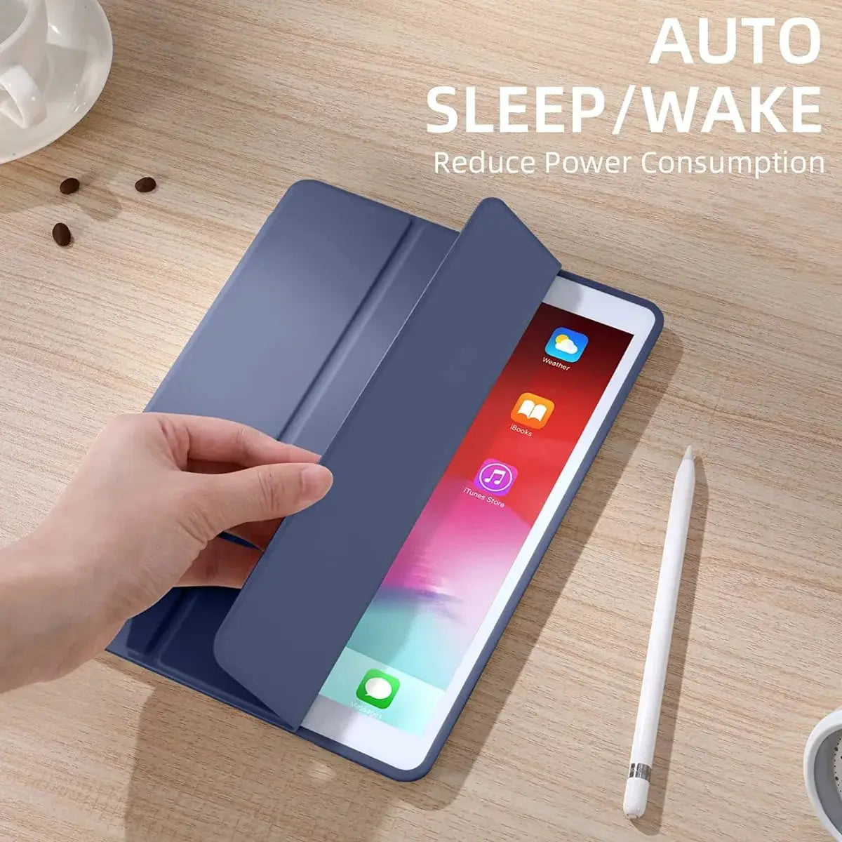 ZenGuard Magnetic Pencil Holder Tablet Case For iPad 7th To 10th Gen 10.2 And iPad Air 10.9