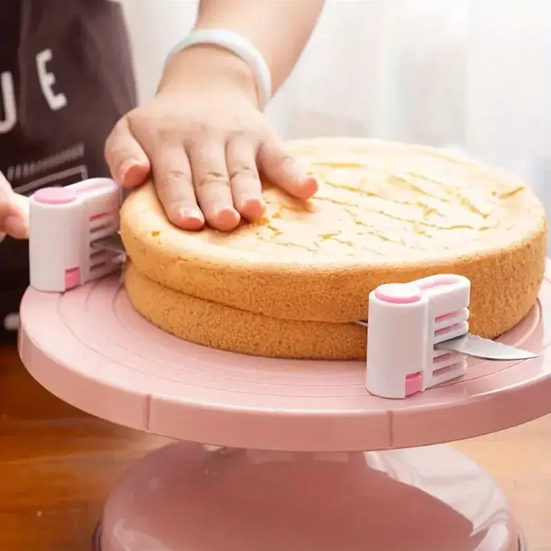Professional Cake Leveler and Layer Cutter with Adjustable 5 Layer Capacity and Stainless Steel Cutting Wire