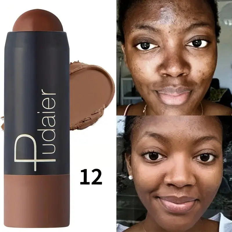 NovaLuxe 2 In 1 Foundation Concealer Stick Waterproof Long Wear All Day Full Coverage
