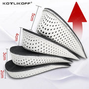 StrideBoost Height Increase Insoles Breathable EVA Memory Foam For Invisible 2 To 5 Centimeters Elevation